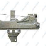 شیشه بالابر دو نقطه ای برقی عقب (سمت راست) تارا،پژو 301 SKC (سبزوار) اصلی کد 116229 - Image 4