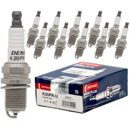 شمع تک پلاتین K20PR-U 3145 انژکتور دنسو DENSO ژاپن اصلی با لیبل ویژن (بسته 100 عددی)